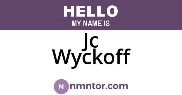 Jc Wyckoff