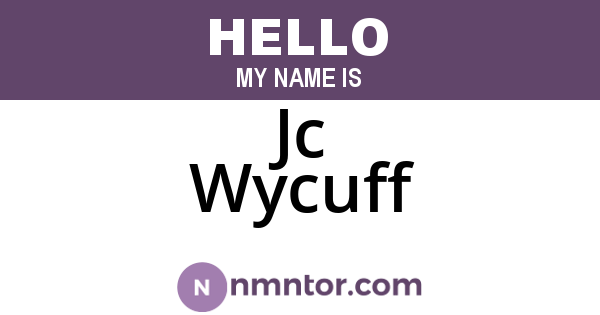 Jc Wycuff