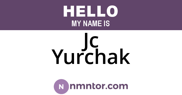 Jc Yurchak