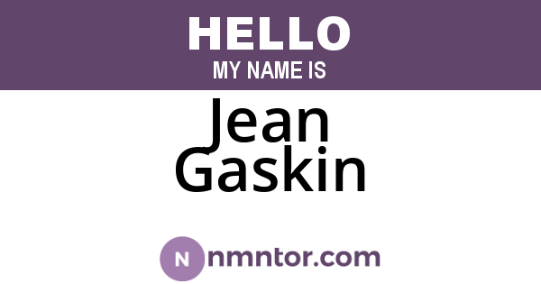 Jean Gaskin