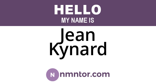 Jean Kynard