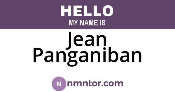 Jean Panganiban