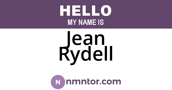 Jean Rydell