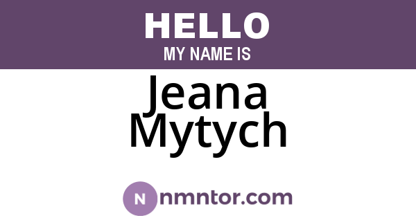 Jeana Mytych