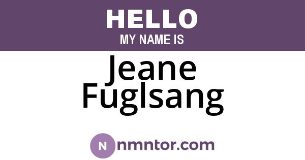 Jeane Fuglsang
