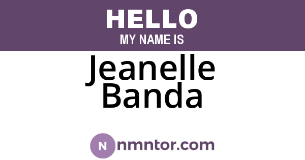 Jeanelle Banda