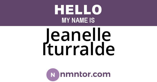 Jeanelle Iturralde