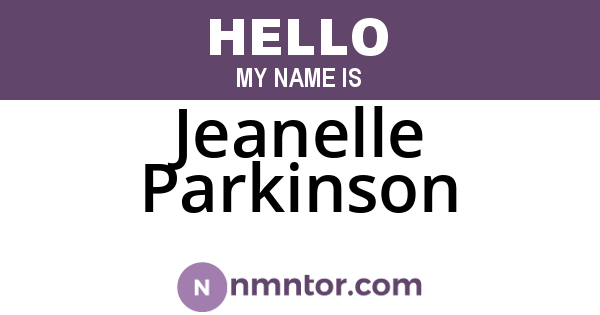 Jeanelle Parkinson