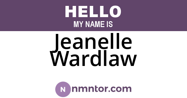 Jeanelle Wardlaw