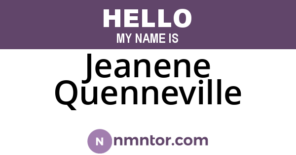 Jeanene Quenneville