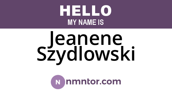 Jeanene Szydlowski
