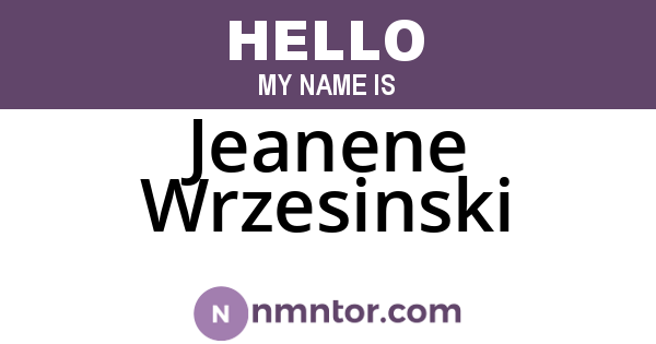 Jeanene Wrzesinski