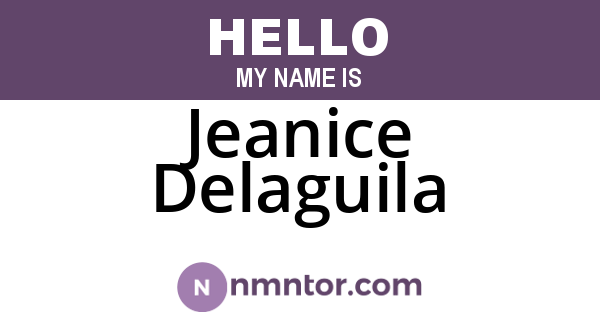 Jeanice Delaguila