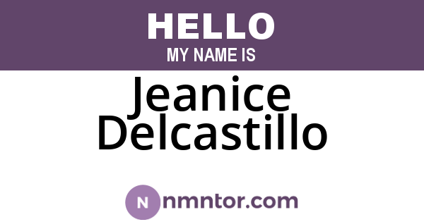 Jeanice Delcastillo