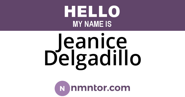 Jeanice Delgadillo