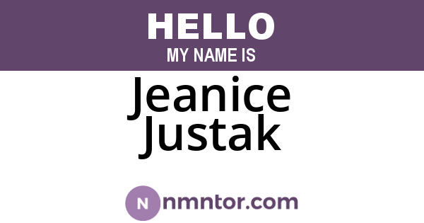 Jeanice Justak