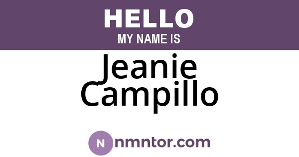 Jeanie Campillo