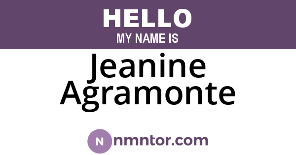 Jeanine Agramonte
