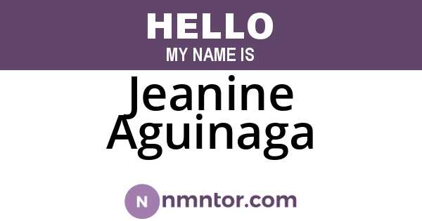 Jeanine Aguinaga