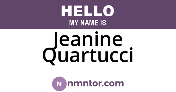 Jeanine Quartucci