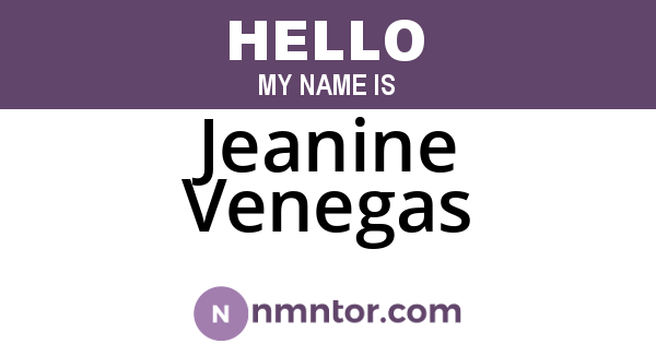 Jeanine Venegas