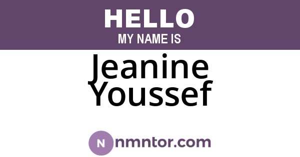 Jeanine Youssef