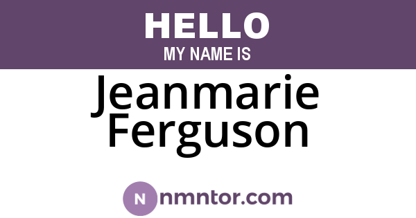 Jeanmarie Ferguson