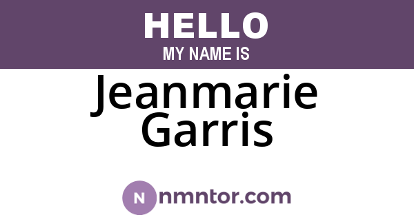Jeanmarie Garris