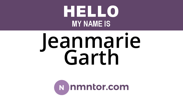 Jeanmarie Garth