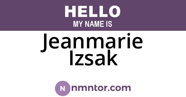 Jeanmarie Izsak