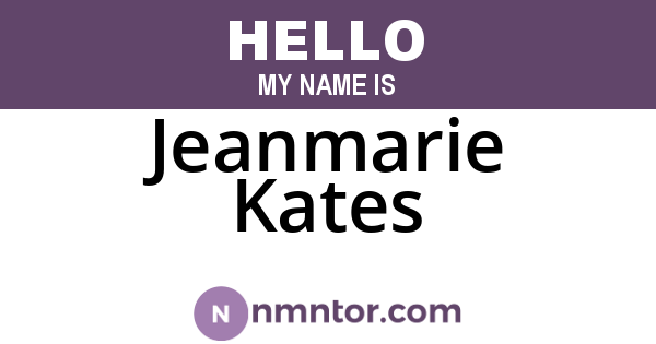 Jeanmarie Kates