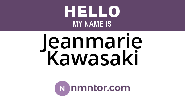 Jeanmarie Kawasaki