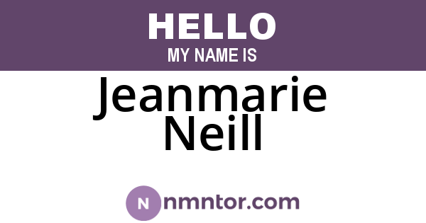 Jeanmarie Neill