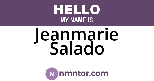 Jeanmarie Salado