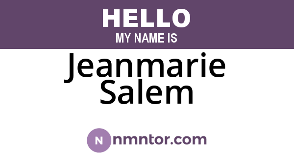 Jeanmarie Salem