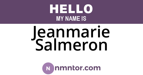 Jeanmarie Salmeron