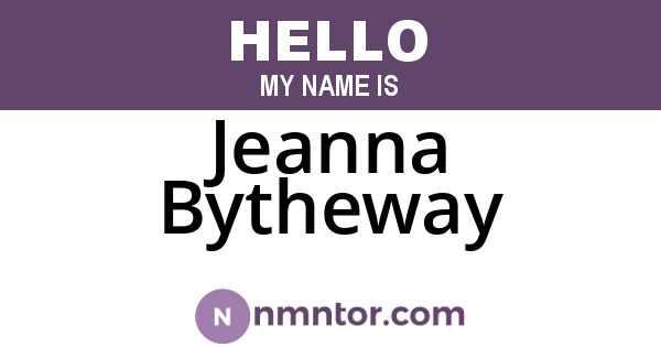 Jeanna Bytheway