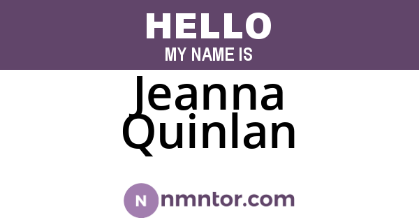 Jeanna Quinlan
