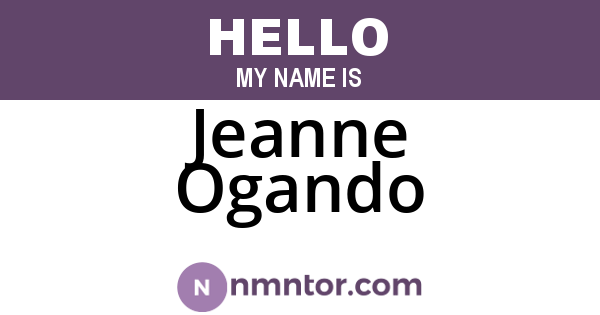 Jeanne Ogando