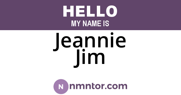 Jeannie Jim