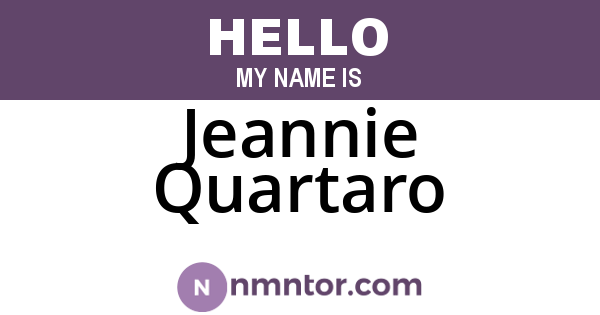 Jeannie Quartaro
