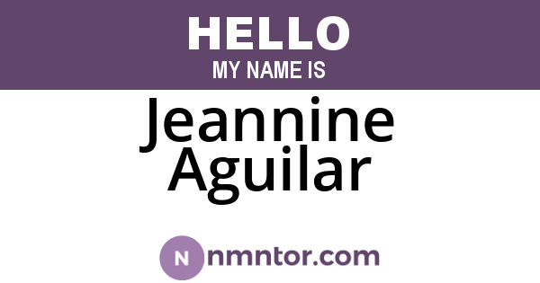 Jeannine Aguilar
