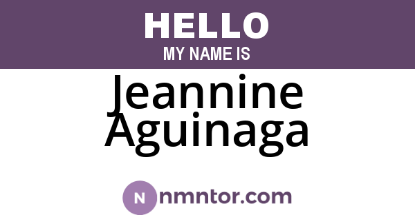 Jeannine Aguinaga