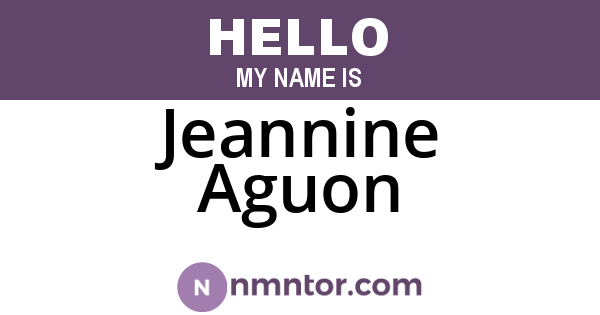 Jeannine Aguon