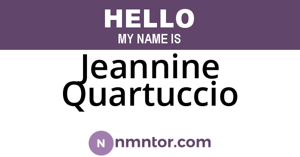 Jeannine Quartuccio