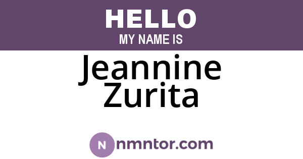 Jeannine Zurita