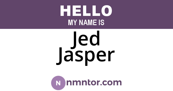 Jed Jasper