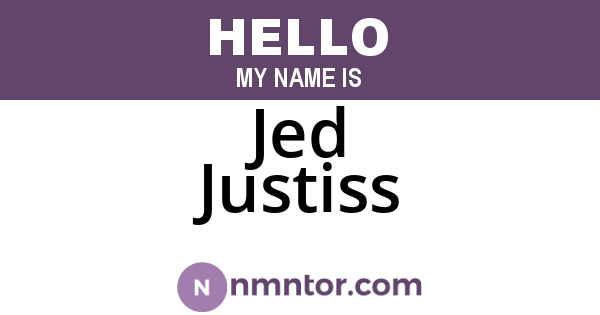 Jed Justiss