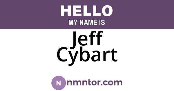 Jeff Cybart