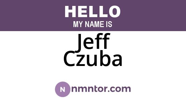 Jeff Czuba